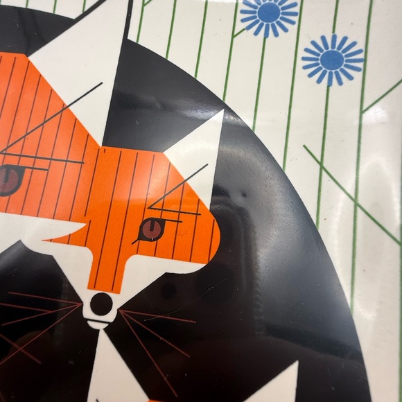 Charley Harper West Elm Foxsimilies Fox Tray MCM - Picture 8 of 8